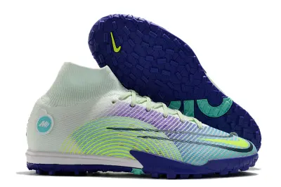 Nike Air Zoom Mercurial Superfly 9 Elite TF - Green/Pastel Blue/Purple Wave