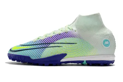 Nike Air Zoom Mercurial Superfly 9 Elite TF - Green/Pastel Blue/Purple Wave