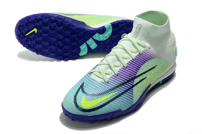 Nike Air Zoom Mercurial Superfly 9 Elite TF - Green/Pastel Blue/Purple Wave