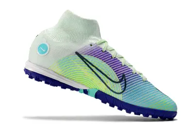 Nike Air Zoom Mercurial Superfly 9 Elite TF - Green/Pastel Blue/Purple Wave