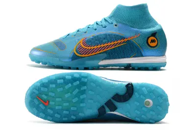 Nike Air Zoom Mercurial Superfly 9 Elite TF - Turquoise/Electric Blue/Citrus Orange