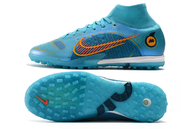 Nike Air Zoom Mercurial Superfly 9 Elite TF - Turquoise/Electric Blue/Citrus Orange
