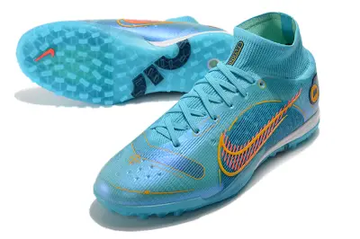 Nike Air Zoom Mercurial Superfly 9 Elite TF - Turquoise/Electric Blue/Citrus Orange