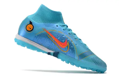 Nike Air Zoom Mercurial Superfly 9 Elite TF - Turquoise/Electric Blue/Citrus Orange