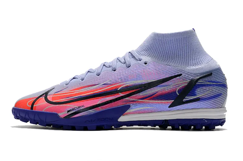 Nike Air Zoom Mercurial Superfly 9 Elite TF - Purple/Electric Orange/Bright Blue