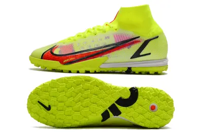 Nike Air Zoom Mercurial Superfly 9 Elite TF - Yellow/Fluorescent Yellow/Red Flame