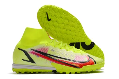 Nike Air Zoom Mercurial Superfly 9 Elite TF - Yellow/Fluorescent Yellow/Red Flame