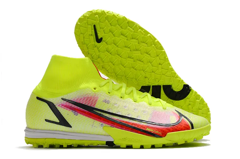 Nike Air Zoom Mercurial Superfly 9 Elite TF - Yellow/Fluorescent Yellow/Red Flame