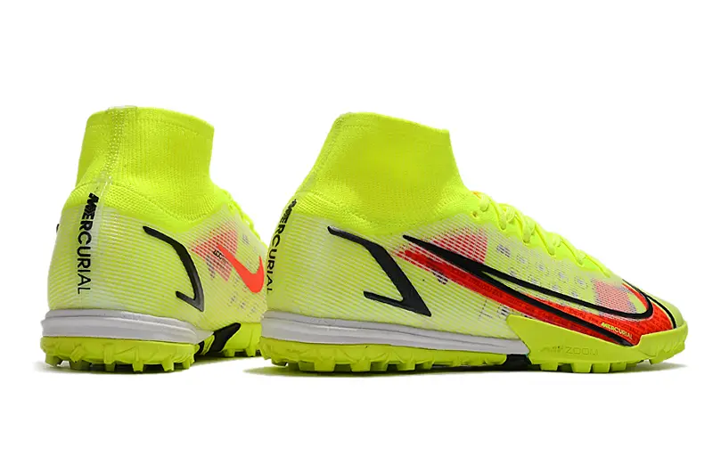 Nike Air Zoom Mercurial Superfly 9 Elite TF - Yellow/Fluorescent Yellow/Red Flame