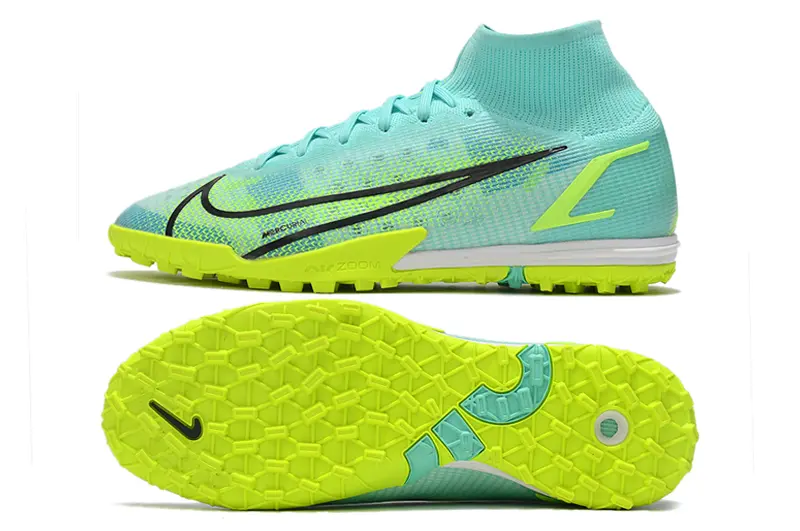 Nike Air Zoom Mercurial Superfly 9 Elite TF - Aqua/Lime Green/Black
