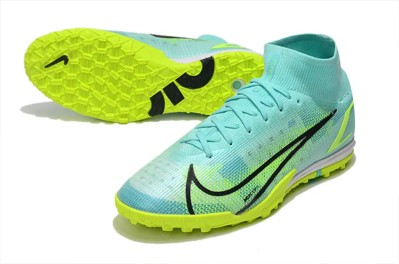 Nike Air Zoom Mercurial Superfly 9 Elite TF - Aqua/Lime Green/Black