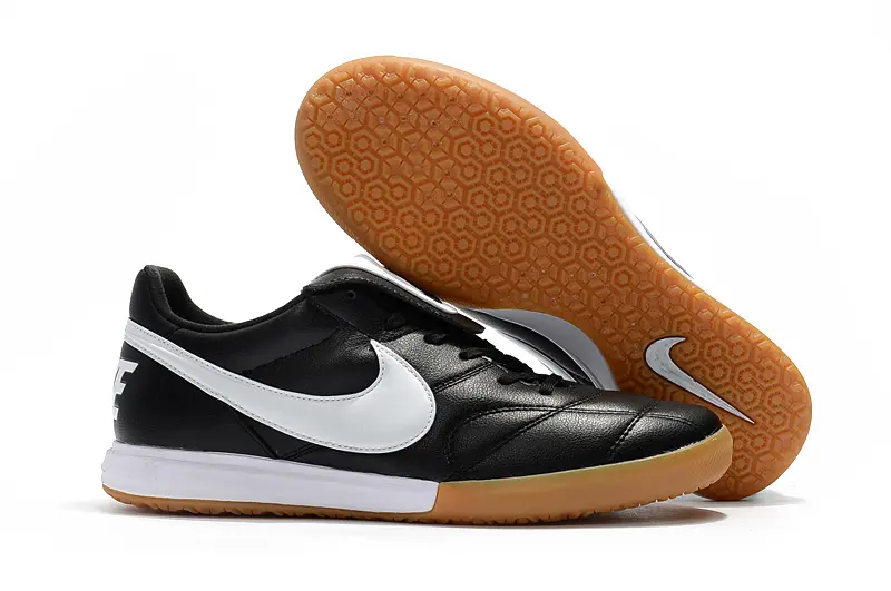 Nike Premier 2 Sala IC - Black/Classic Black/Gum Sole
