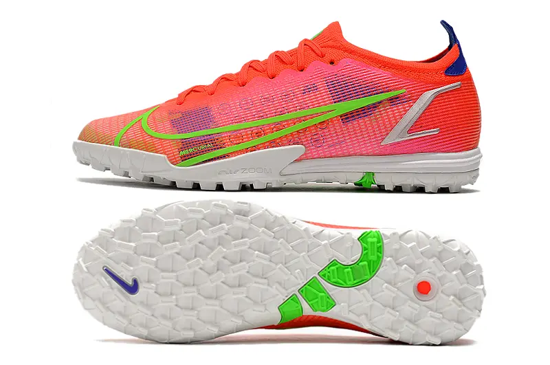Nike Mercurial Vapor 14 Elite TF - Orange/Electric Lime/Sapphire Blue