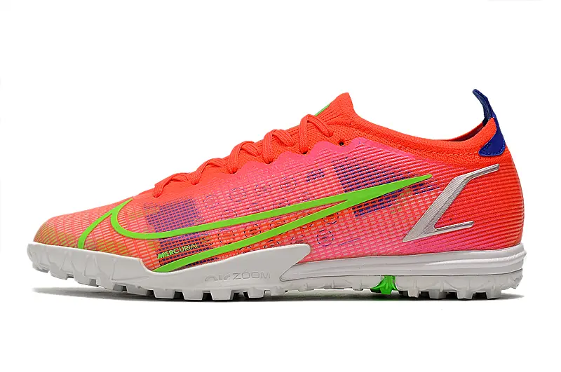 Nike Mercurial Vapor 14 Elite TF - Orange/Electric Lime/Sapphire Blue