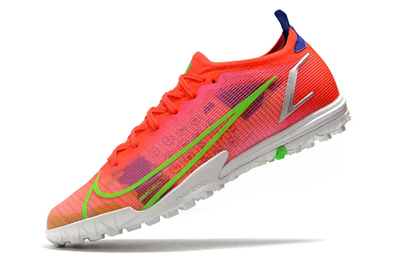 Nike Mercurial Vapor 14 Elite TF - Orange/Electric Lime/Sapphire Blue