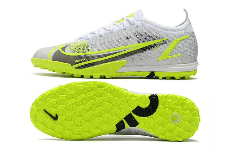 Nike Mercurial Vapor 14 Elite TF - White/Electric Yellow/Deep Black
