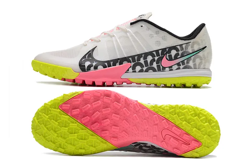 Nike Mercurial Vapor 14 Elite TF - White/Neon Green/Fuchsia Pink