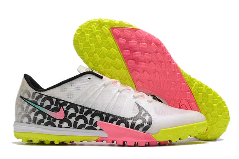 Nike Mercurial Vapor 14 Elite TF - White/Neon Green/Fuchsia Pink