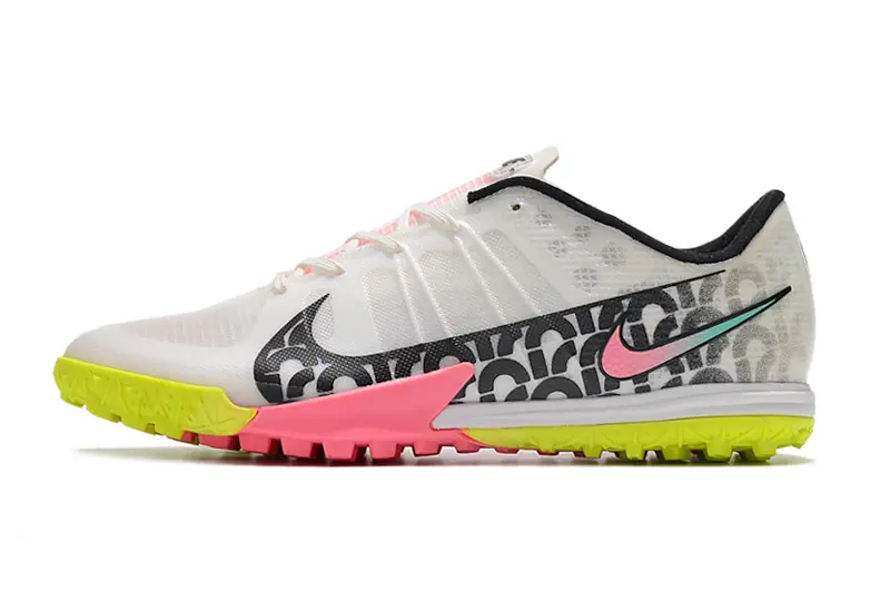 Nike Mercurial Vapor 14 Elite TF - White/Neon Green/Fuchsia Pink