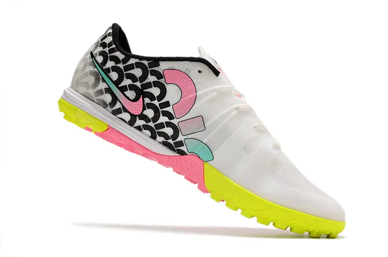 Nike Mercurial Vapor 14 Elite TF - White/Neon Green/Fuchsia Pink