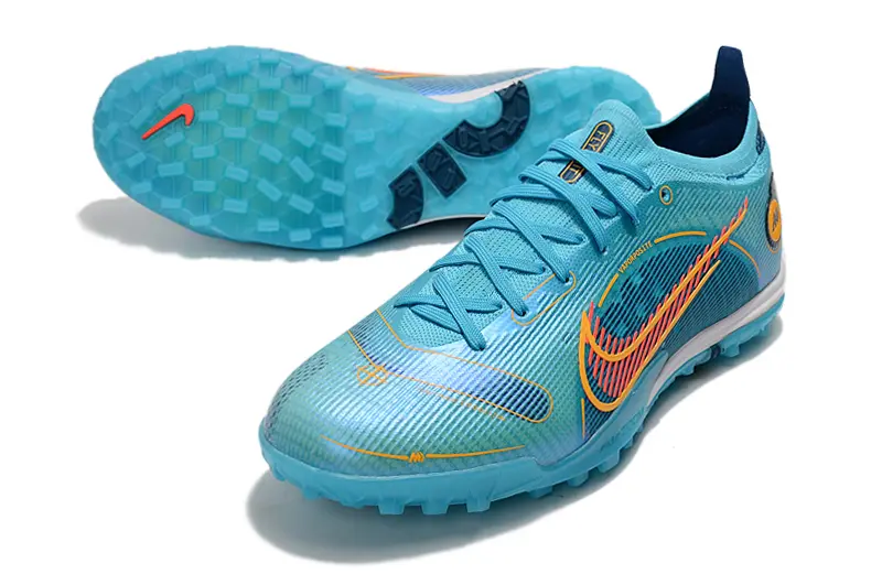 Nike Mercurial Vapor 14 Elite TF - Blue/Aqua Burst/Tangerine Splash
