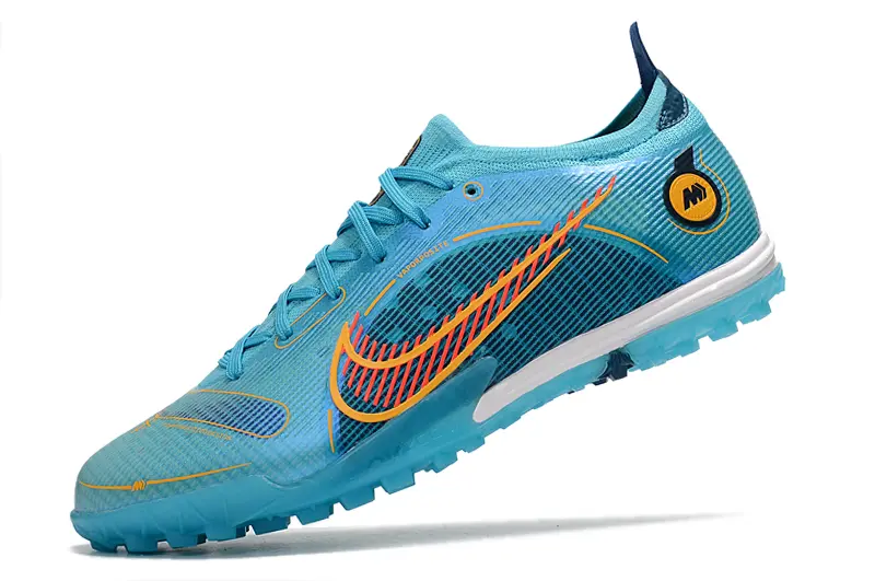 Nike Mercurial Vapor 14 Elite TF - Blue/Aqua Burst/Tangerine Splash