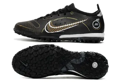 Nike Mercurial Vapor 14 Elite TF - Black/Metallic Gold/White