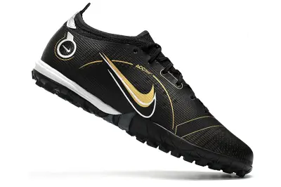 Nike Mercurial Vapor 14 Elite TF - Black/Metallic Gold/White