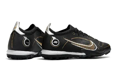 Nike Mercurial Vapor 14 Elite TF - Black/Metallic Gold/White