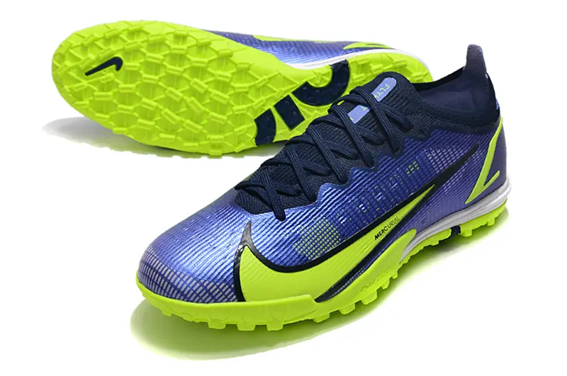 Nike Mercurial Vapor 14 Elite TF - Blue/Electric Yellow/Deep Navy