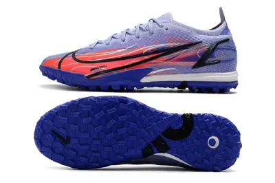 Kylian Mbappé x Nike Mercurial Vapor 14 Elite TF - Purple/Vibrant Crimson/Deep Blue