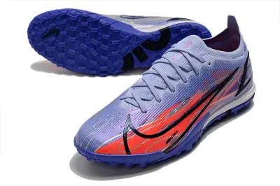 Kylian Mbappé x Nike Mercurial Vapor 14 Elite TF - Purple/Vibrant Crimson/Deep Blue