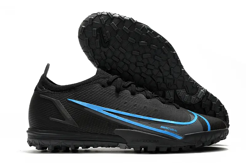 Nike Mercurial Vapor 14 Elite TF - Black/Electric Blue/Anthracite