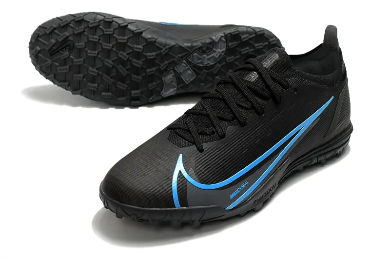 Nike Mercurial Vapor 14 Elite TF - Black/Electric Blue/Anthracite