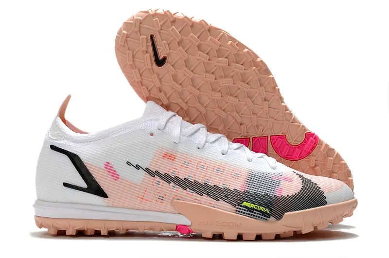 CR7 x Nike Mercurial Vapor 14 Elite TF - White/Peach Bliss/Pink Burst