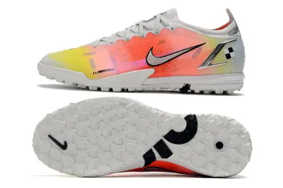Nike Mercurial Vapor 14 Elite TF - White/Sunset Glow/Brilliant Coral