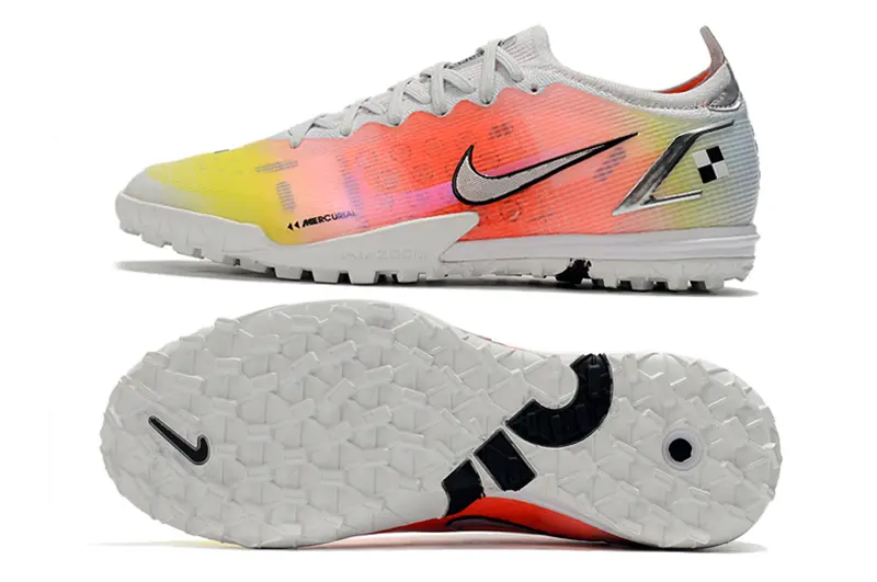 Nike Mercurial Vapor 14 Elite TF - White/Sunset Glow/Brilliant Coral