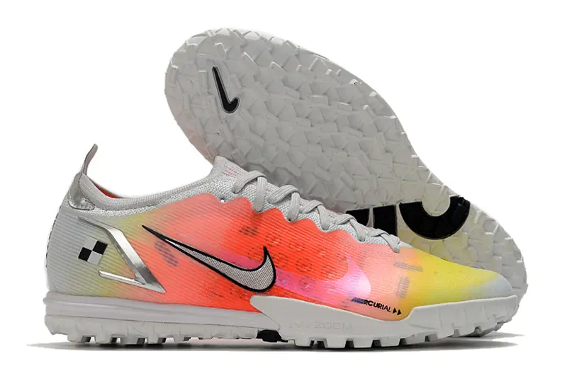 Nike Mercurial Vapor 14 Elite TF - White/Sunset Glow/Brilliant Coral
