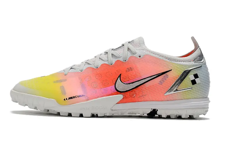 Nike Mercurial Vapor 14 Elite TF - White/Sunset Glow/Brilliant Coral
