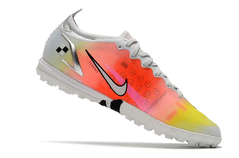 Nike Mercurial Vapor 14 Elite TF - White/Sunset Glow/Brilliant Coral