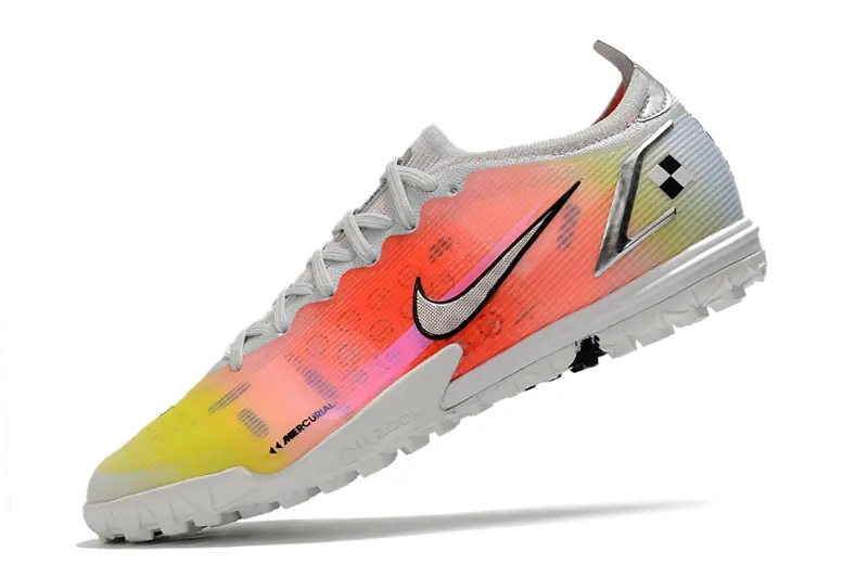 Nike Mercurial Vapor 14 Elite TF - White/Sunset Glow/Brilliant Coral