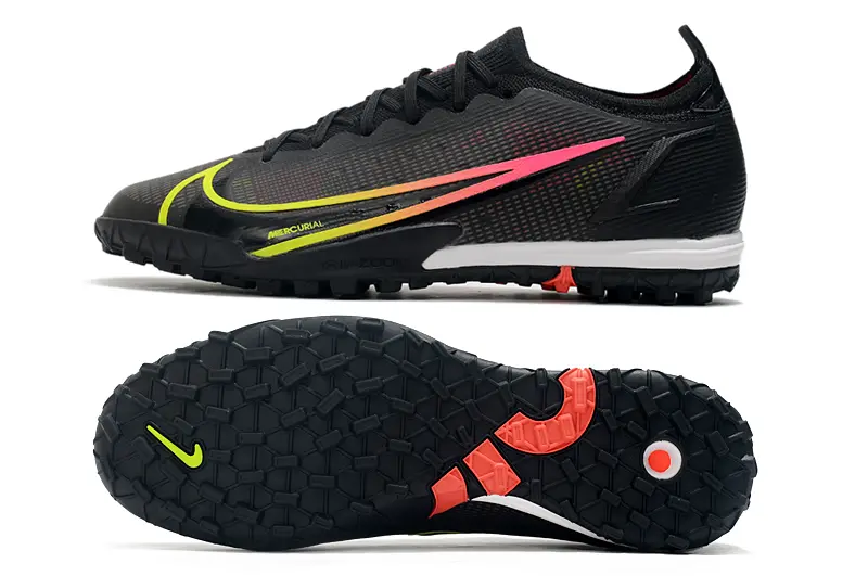 Nike Mercurial Vapor 14 Elite TF - Black/Neon Yellow/Hot Pink