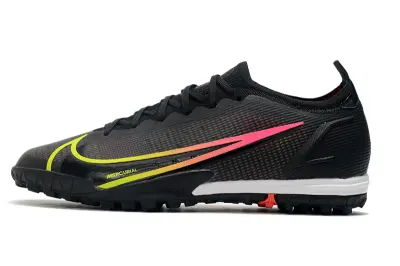 Nike Mercurial Vapor 14 Elite TF - Black/Neon Yellow/Hot Pink