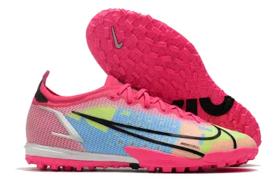 Nike Mercurial Vapor 14 Elite TF - Pink/Neon Yellow/Cyan Blue