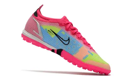Nike Mercurial Vapor 14 Elite TF - Pink/Neon Yellow/Cyan Blue