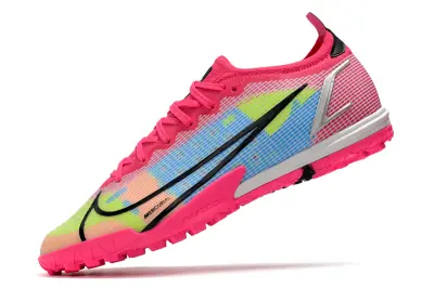 Nike Mercurial Vapor 14 Elite TF - Pink/Neon Yellow/Cyan Blue