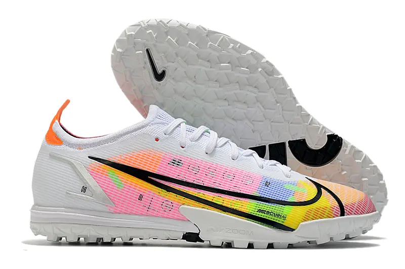 Nike Mercurial Vapor 14 Elite TF - White/Neon Pink/Black