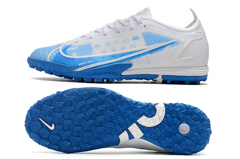 Nike Mercurial Vapor 14 Elite TF - White/Sky Blue/Dark Blue