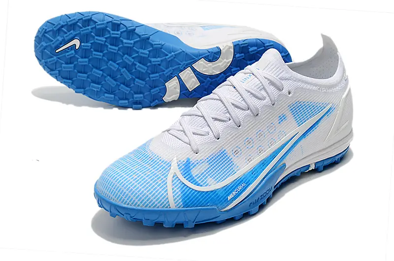 Nike Mercurial Vapor 14 Elite TF - White/Sky Blue/Dark Blue