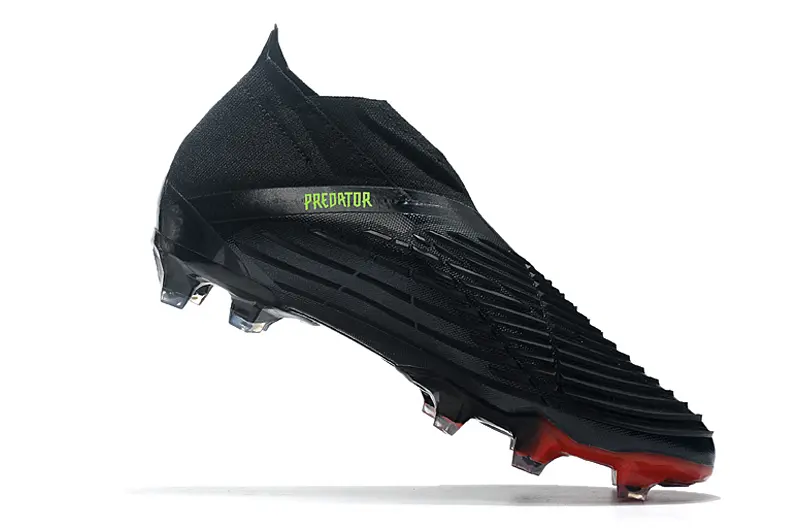 Adidas Predator Edge+ Laceless FG - Black/Neon Green/Red